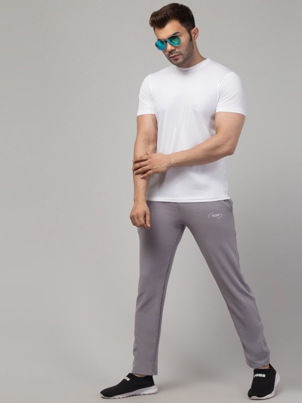 CRIMP Solid Men & Women Grey Track Pants